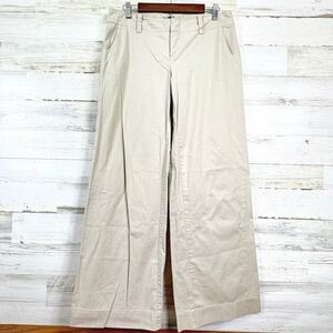GAP Women's Khaki Wide Leg Y2K Pants Trousers‎ Casual Career 34x31